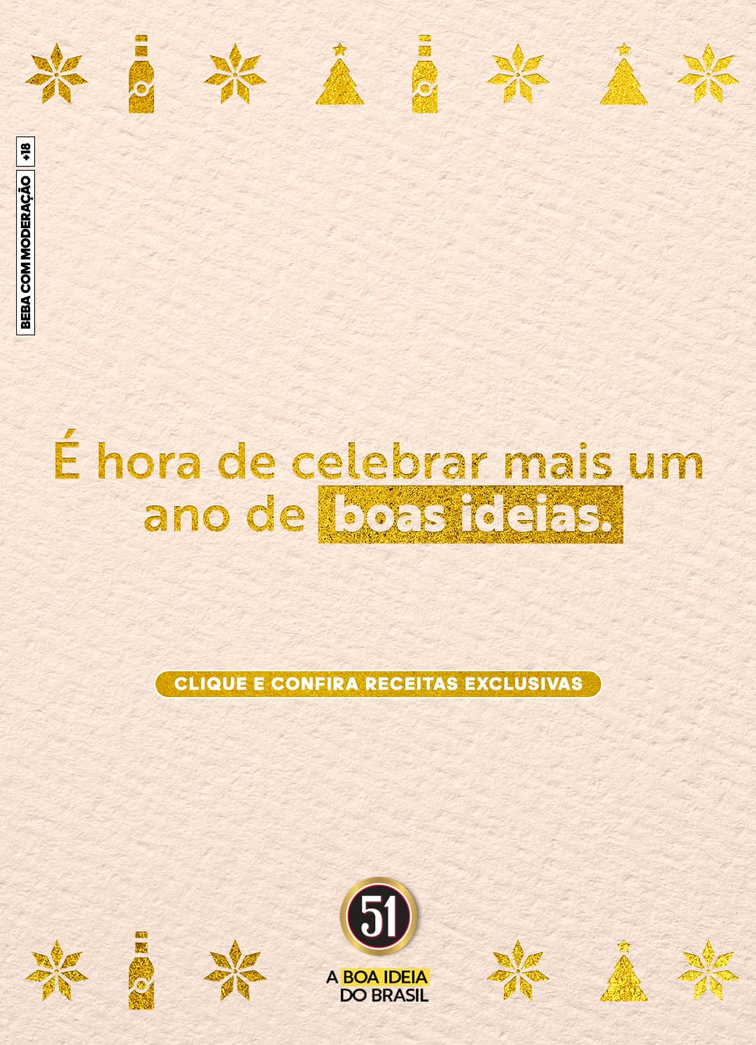 Celebre com boas ideias