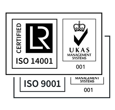 Management Certified by ISO 9001 and 14001