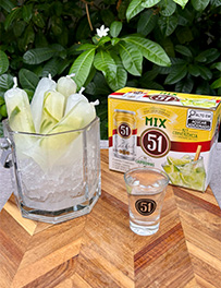 Sacolé de Limão com 51 Mix