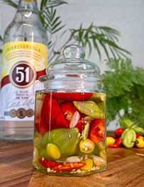 Receita de pimenta em conserva